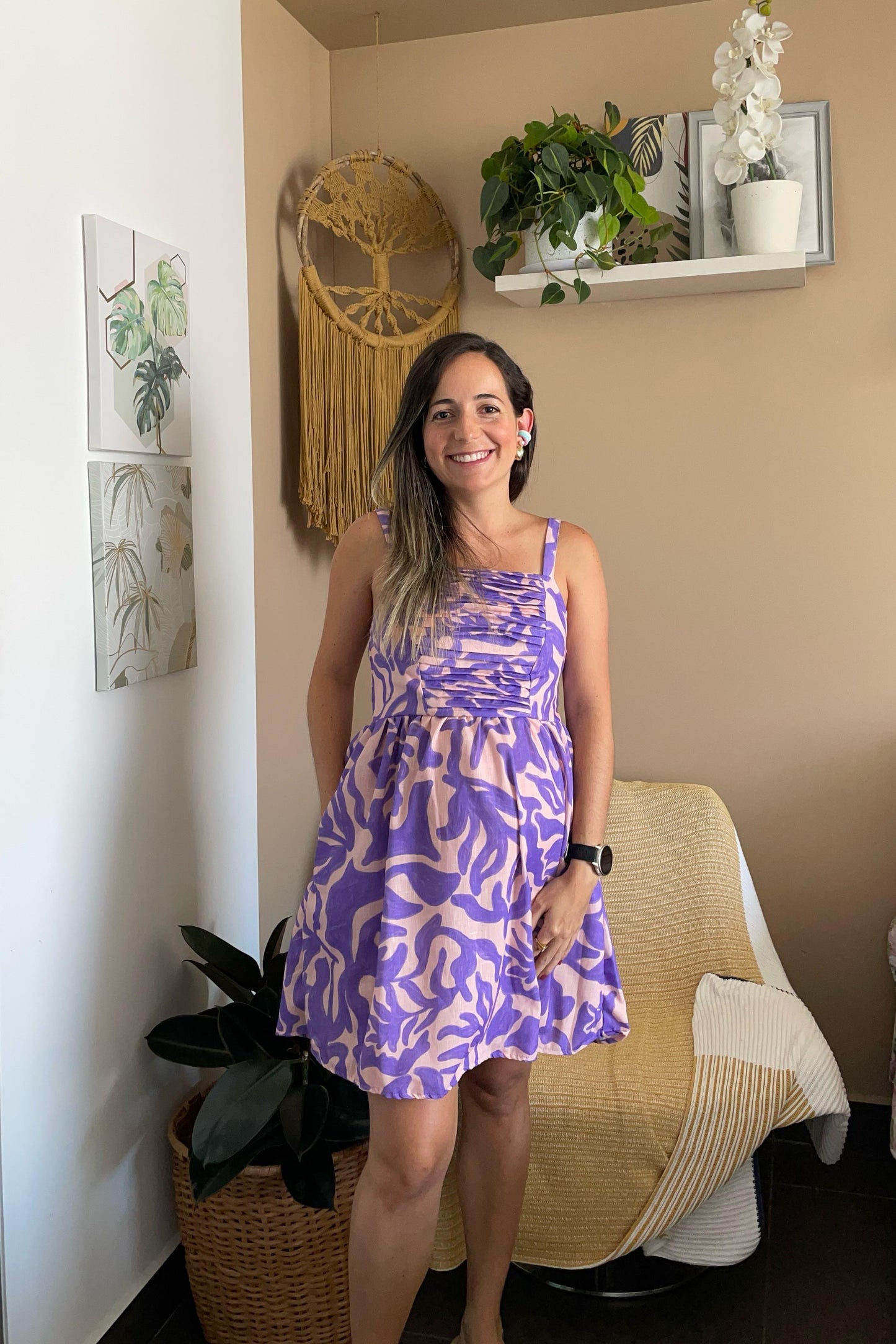 VESTIDO MOLLY MORADO