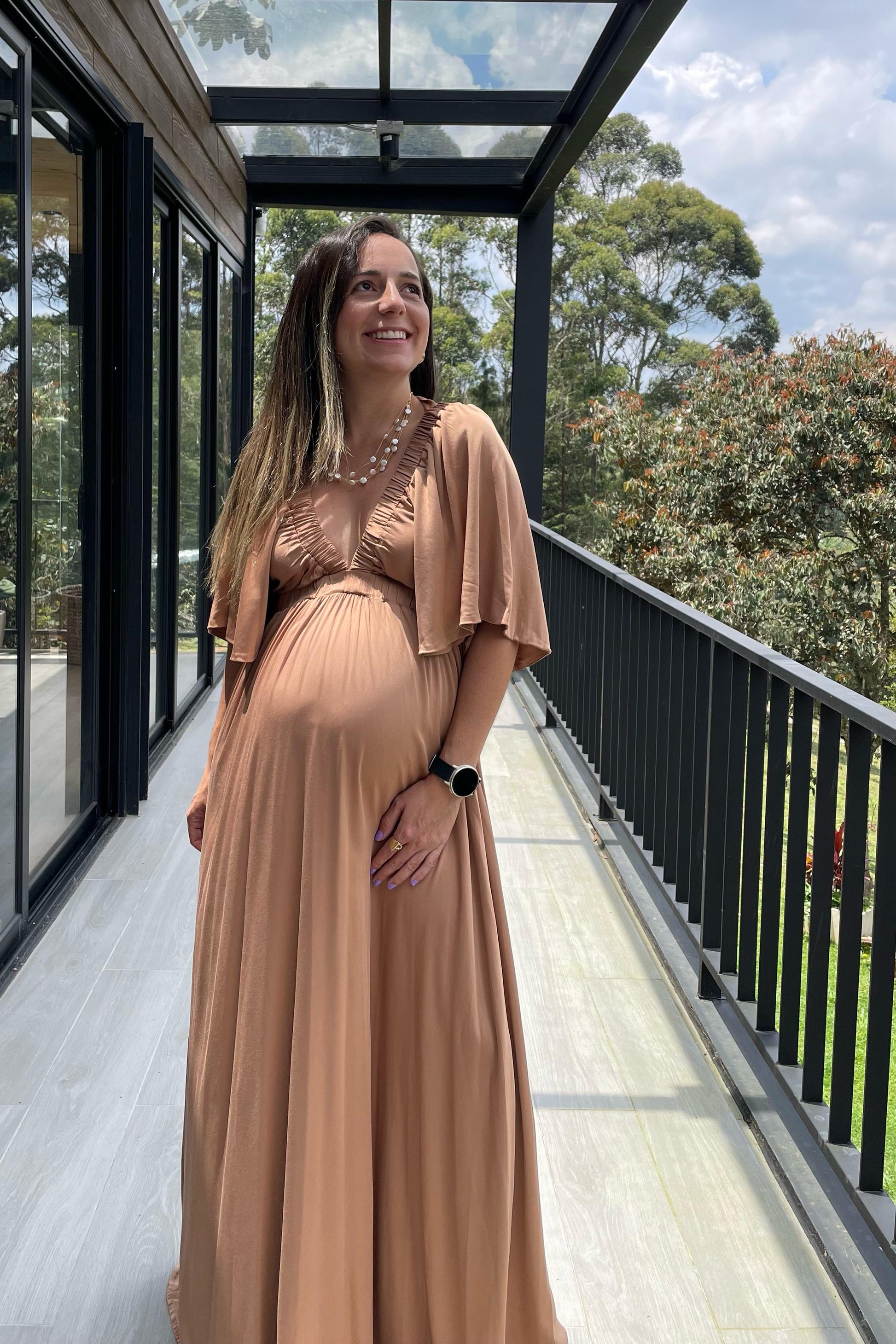 VESTIDO AMAZONAS CAMEL