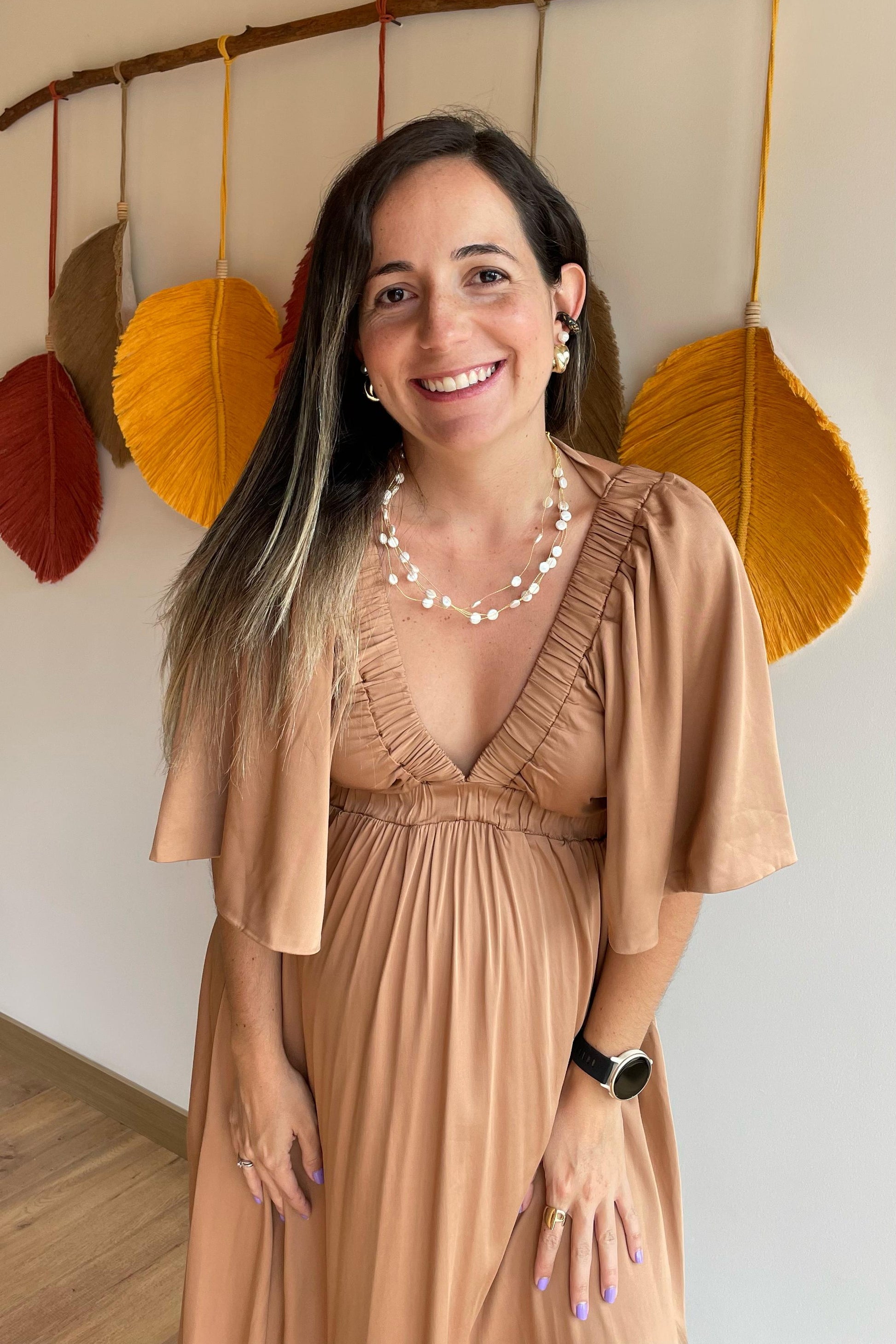 VESTIDO AMAZONAS CAMEL