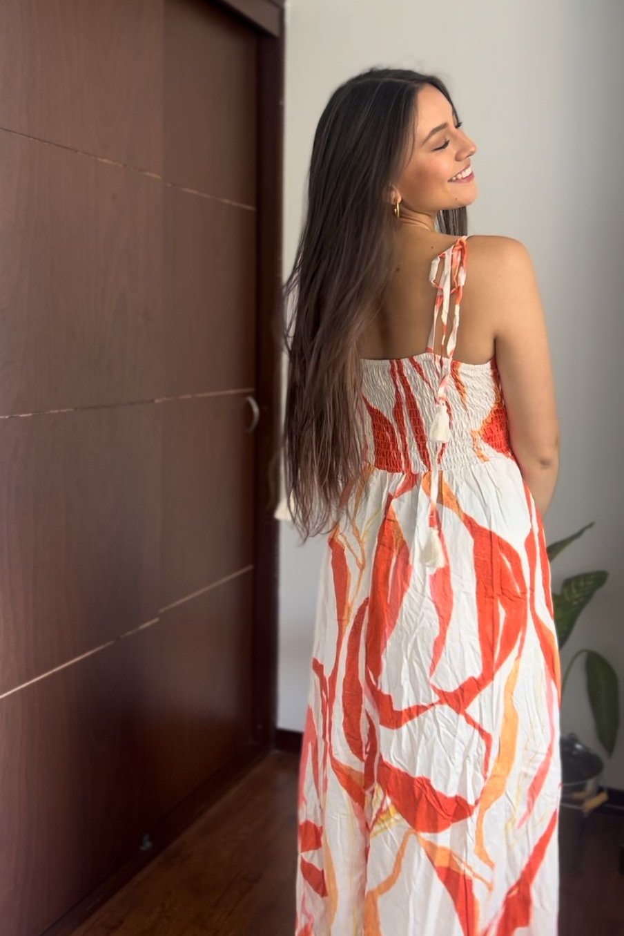 VESTIDO MAGDALENA NARANJA