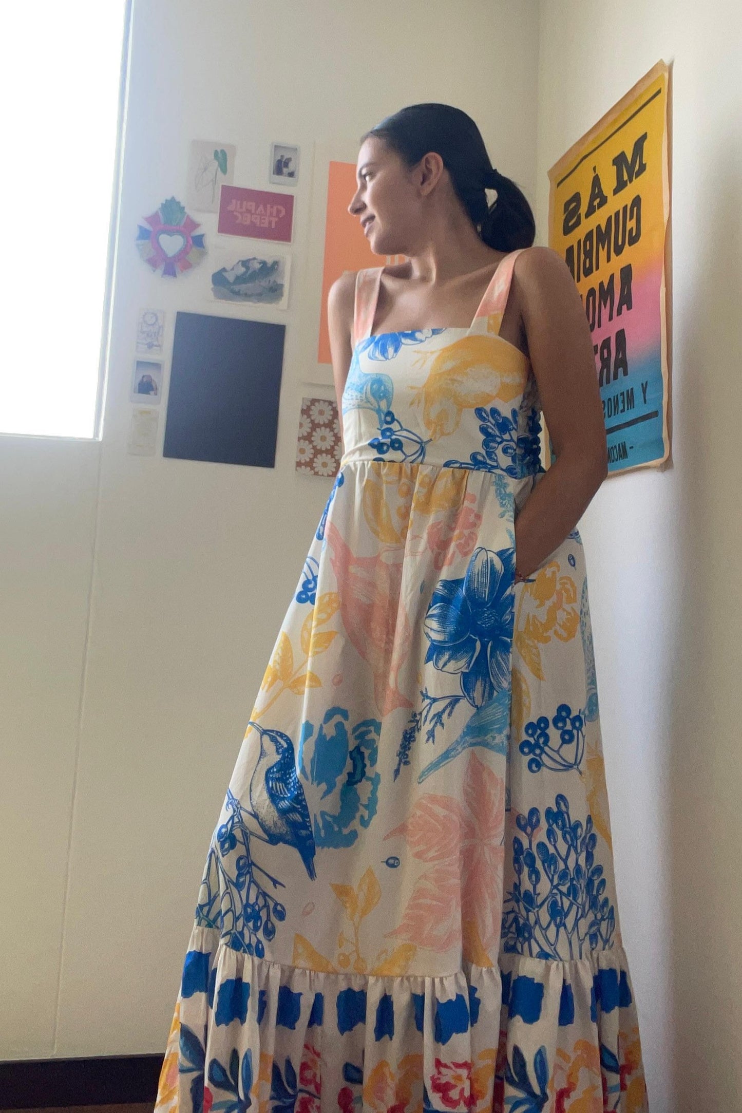 VESTIDO FLORENCIA AZUL