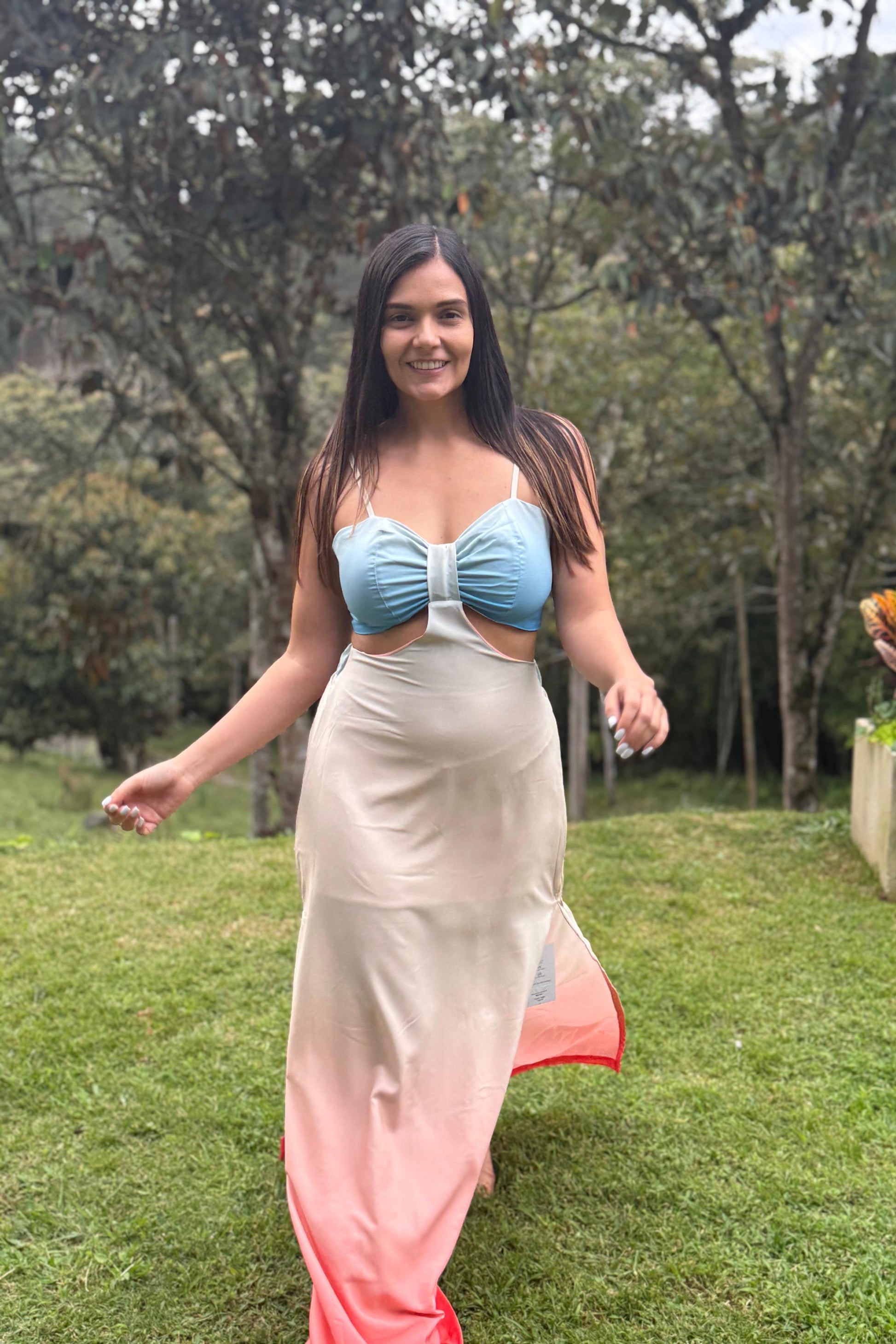 VESTIDO ILUSION ROSADO