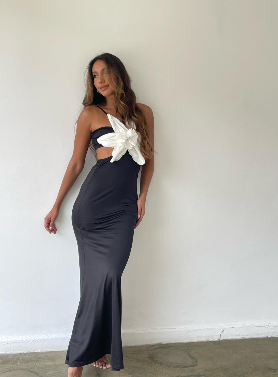 VESTIDO MARGARITA NEGRO