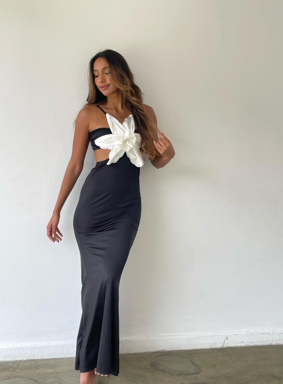 VESTIDO MARGARITA NEGRO