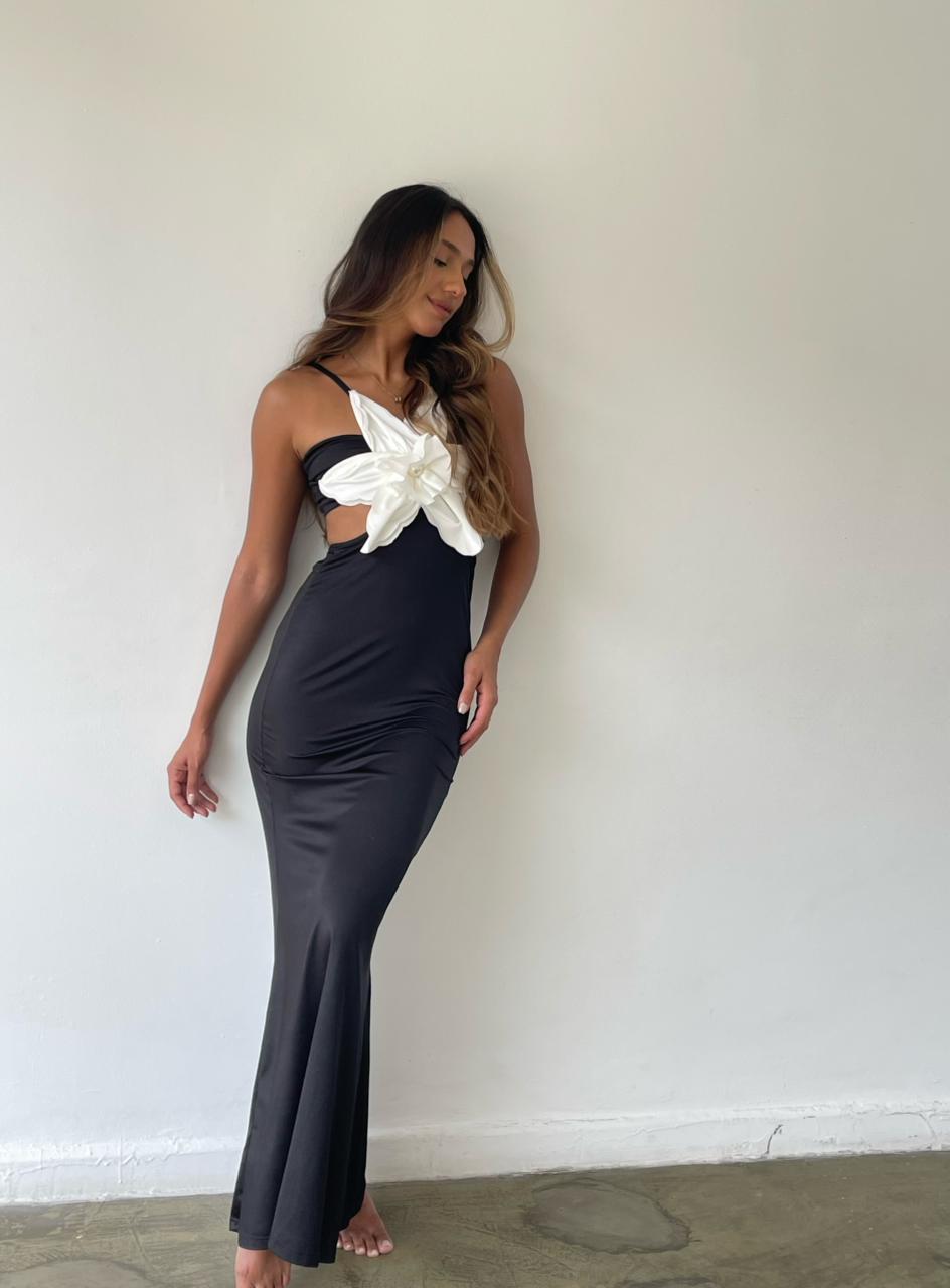 VESTIDO MARGARITA NEGRO