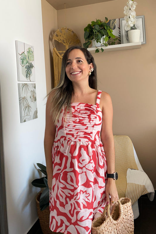 VESTIDO MOLLY CORAL