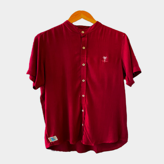 CAMISA MERLOT CUELLO MAO